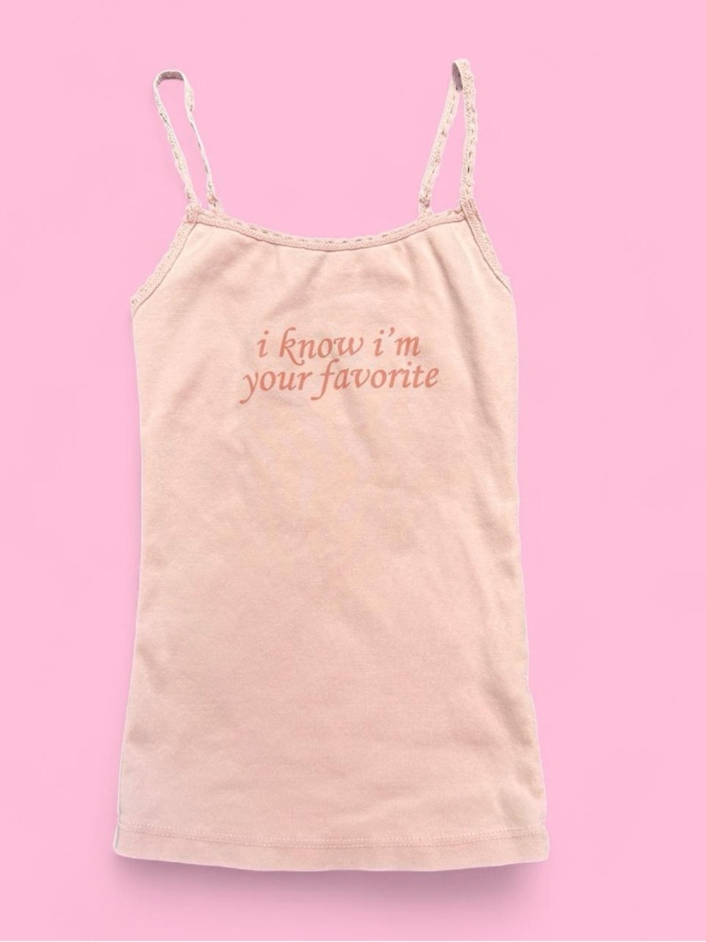 Pacsun PS / LA I Know I'm Your Favorite Tank Top